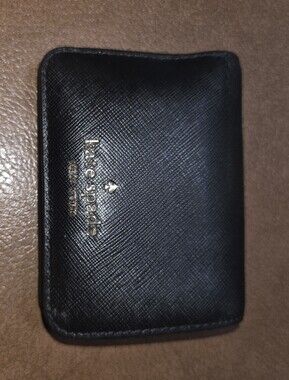 Kate Spade Black Madison Walet In Saffiano Leather